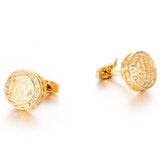 Hollow Crystal Cufflinks Business Wedding Dress