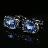 Crystal Copper Cufflinks for Men Business Wedding