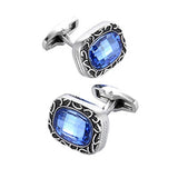 Crystal Copper Cufflinks for Men Business Wedding
