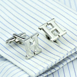Personalized Women's Letter Cufflinks High Gemelos Mancuernillas