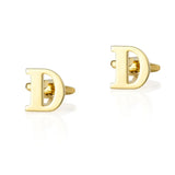 Personalized Women's Letter Cufflinks High Gemelos Mancuernillas