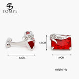 Crystal Angel Wings Cufflinks XK18S365 Formal Dress Shirt Wedding Cuff Links