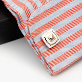 Cufflinks Men XK21S071 Golden Square Buttons for Dress Shirt