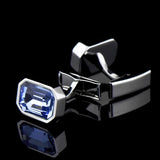 Crystal Cufflinks for Men's French Shirt Suit Business Wedding