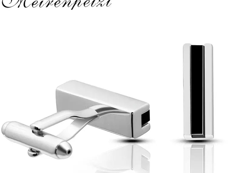Rectangular Cufflinks Streamlined Wedding French Shirt Cufflinks