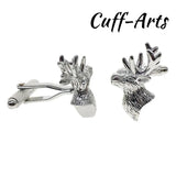 Deer Head Cufflinks Anniversary Gift Wedding Party Jewelry C10056