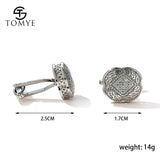 Mens High Zircon Cufflinks XK20S007 3 Colors Formal Business Wedding