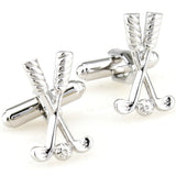 Silver Sports Series Cufflinks for Men 170317, Free Box