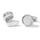 Personalized Round Cufflinks for Men Wedding