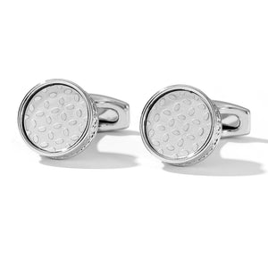 Personalized Round Cufflinks for Men Wedding