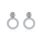 Women's Silver Olive Leaf Climber Earrings