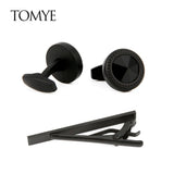 Cufflinks Tie Clip Set TZ21006 Business Dress Shirt Cuff Links for Men