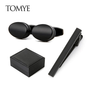 Men's Formal Cufflinks and Tie Clip Set TZ21001 Business Dress Shirt Wedding