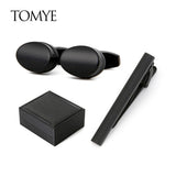Men's Formal Cufflinks and Tie Clip Set TZ21001 Business Dress Shirt Wedding