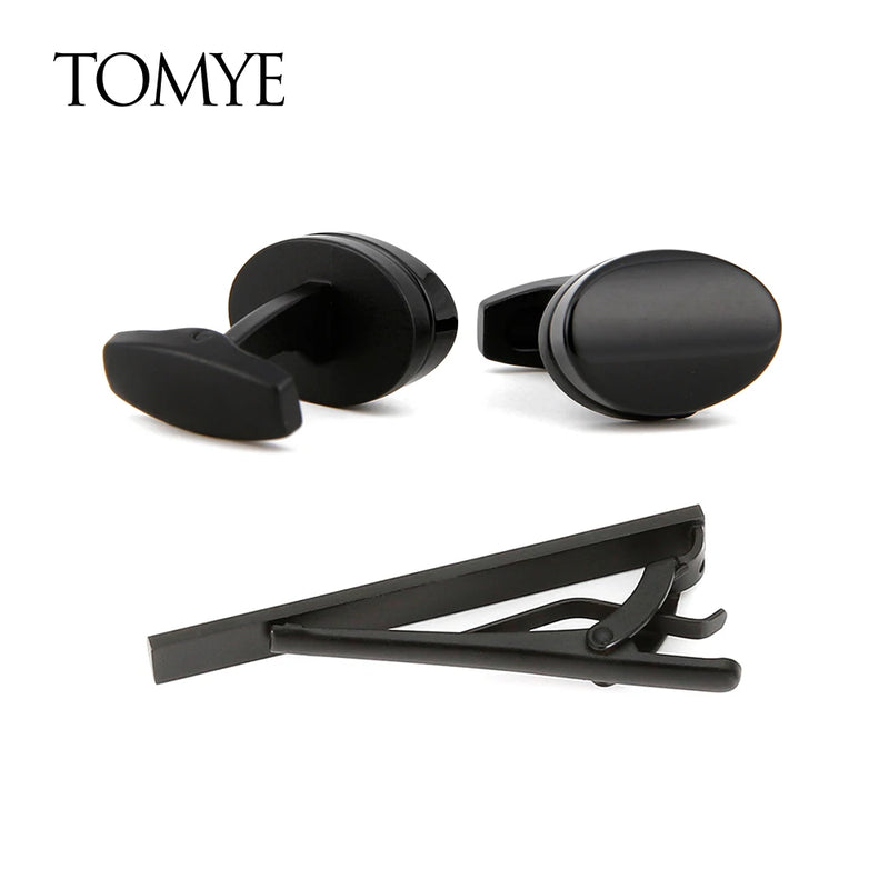 Men's Formal Cufflinks and Tie Clip Set TZ21001 Business Dress Shirt Wedding