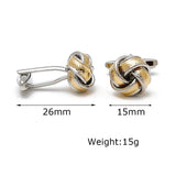 Men's Copper Buttons Formal Cufflinks XK21S023