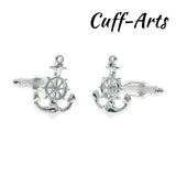 Anchor Cufflinks Gemelos Gemelli by Cuffarts C10475