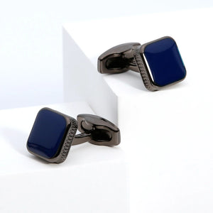 Men's Grey Square Metal Cufflinks XK22S032