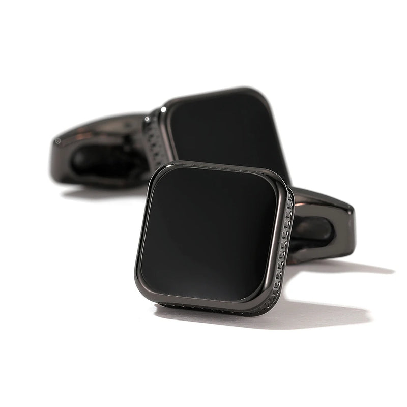 Men's Grey Square Metal Cufflinks XK22S032