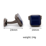 Men's Grey Square Metal Cufflinks XK22S032