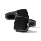 Men's Grey Square Metal Cufflinks XK22S032