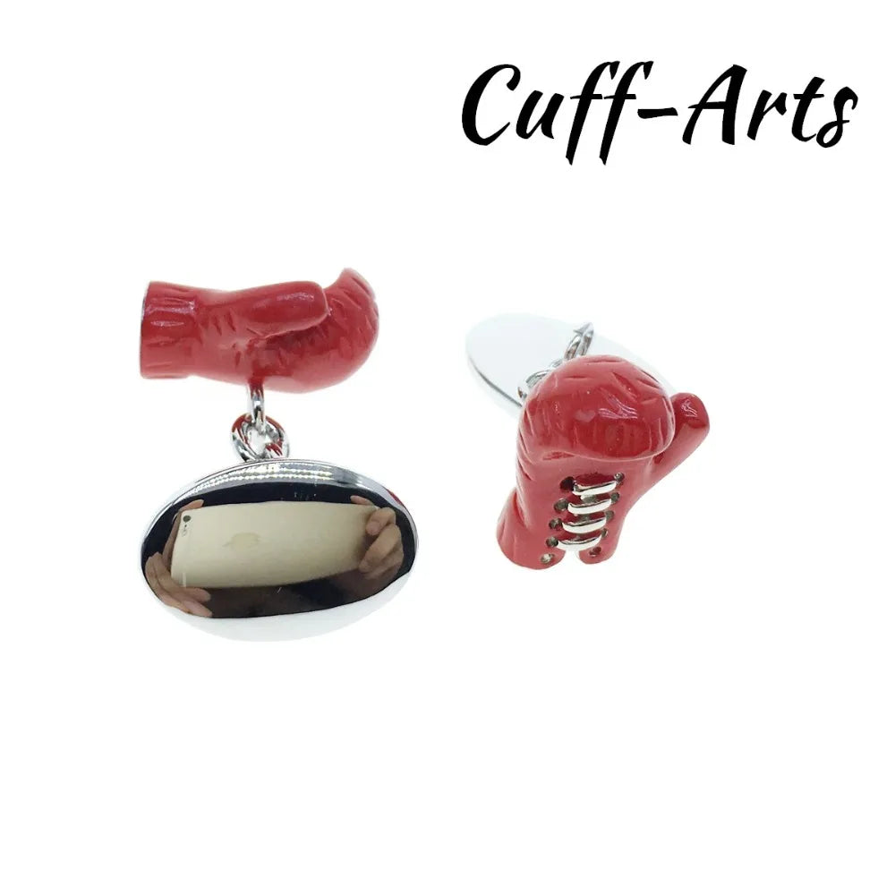 Boxing Gloves Cufflinks Vintage Mens Cuff Jewelry