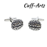 Brain Cufflinks Mens Vintage Gemelos by Cuffarts C10352
