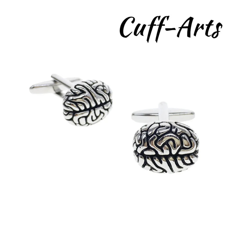 Brain Cufflinks Mens Vintage Gemelos by Cuffarts C10352