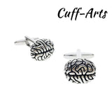 Brain Cufflinks Mens Vintage Gemelos by Cuffarts C10352