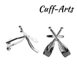 Crossed Oars Cufflinks for Men Gemelos Les Boutons De Manchette C10528