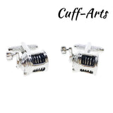Fishing Wheel Cufflinks for Men Gemelos Les Boutons De Manchette