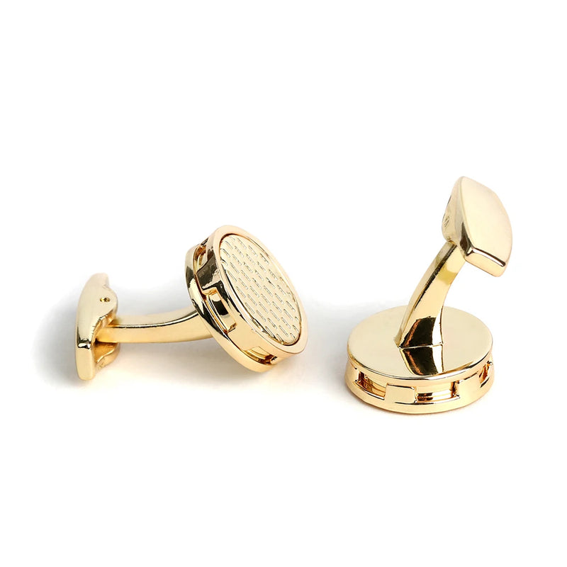 Men's Personalized Round Wedding Cufflinks XK22S036