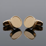 Men's Personalized Round Wedding Cufflinks XK22S036