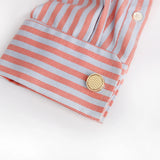Men's Personalized Round Wedding Cufflinks XK22S036