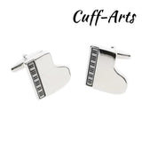 Grand Piano Music Instrument Cufflinks for Men