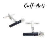 Music Cufflinks Novelty Set Men Jewelry Tie Clip