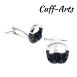 Music Cufflinks Novelty Set Men Jewelry Tie Clip