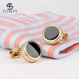 Men's Classic Round Cufflinks XK19S064 for Wedding