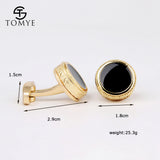 Men's Classic Round Cufflinks XK19S064 for Wedding
