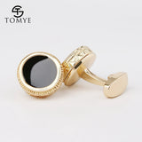 Men's Classic Round Cufflinks XK19S064 for Wedding