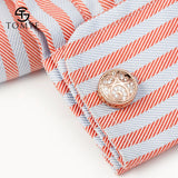 Zircon Round Cufflinks for Men XK19S070-1 High-end Wedding Business Dress