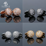 Zircon Round Cufflinks for Men XK19S070-1 High-end Wedding Business Dress