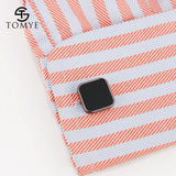 Men's Square Premium Enamel Cufflinks XK19S087
