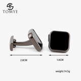 Men's Square Premium Enamel Cufflinks XK19S087