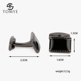 Men's Arabic Brass Cufflinks XK19S090 Personalized Square Formal Dress