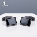 Men's Arabic Brass Cufflinks XK19S090 Personalized Square Formal Dress