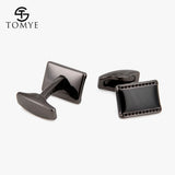 Men's Arabic Brass Cufflinks XK19S090 Personalized Square Formal Dress