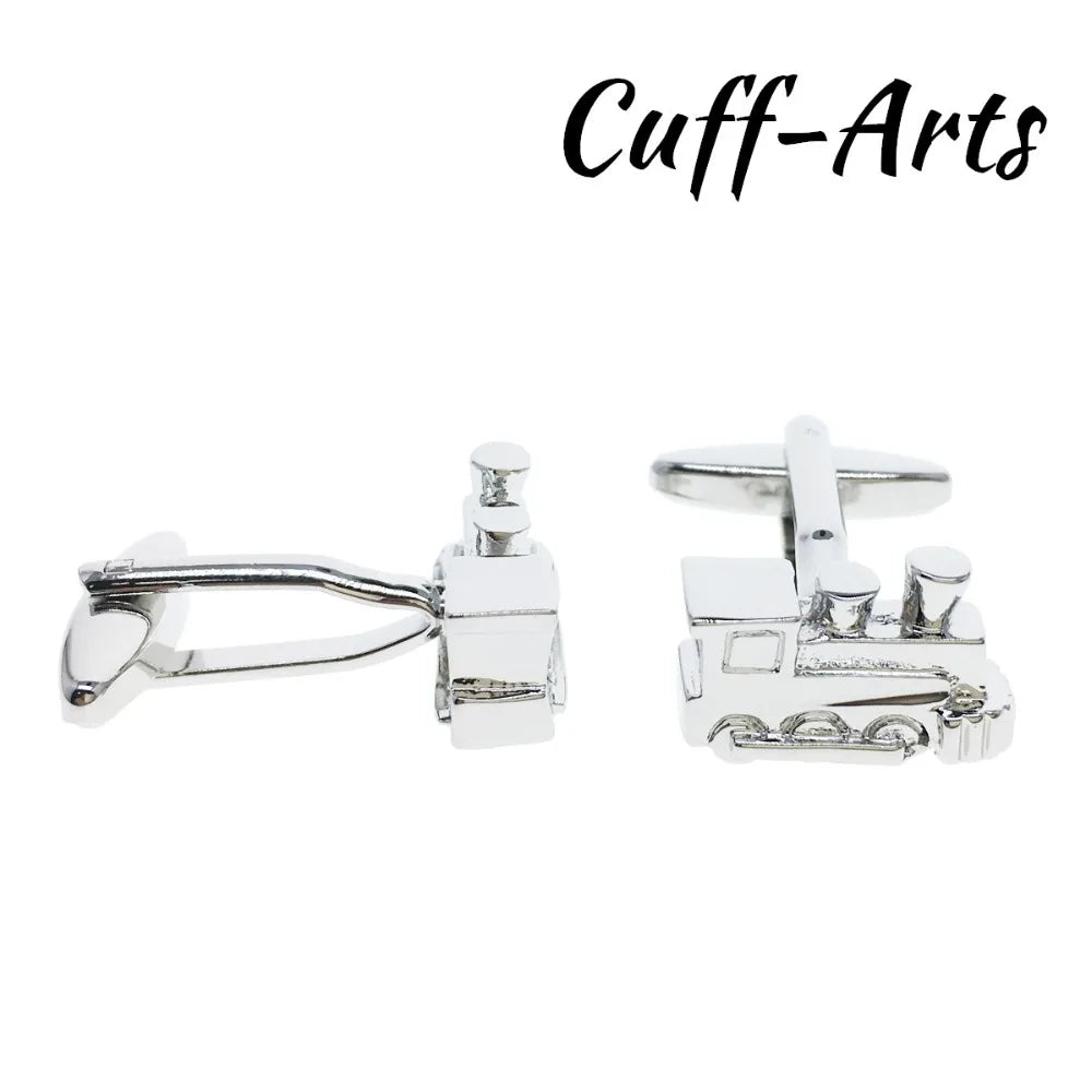 Train Cufflinks Mens Vintage Cufflinks Gemelos by Cuffarts C10337
