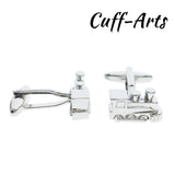 Train Cufflinks Mens Vintage Cufflinks Gemelos by Cuffarts C10337