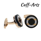 Vintage Cufflinks Groom Shirt Round Cuff Links Mens Dress Business Father'S Gift